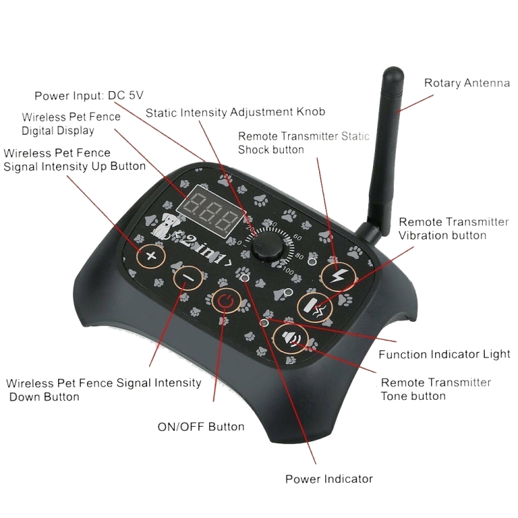 TF68-2-in-1-Dog-Trainer-Outdoor-Electronic-Wireless-Fence-With-Collar-US-Plug-TBD0602963801