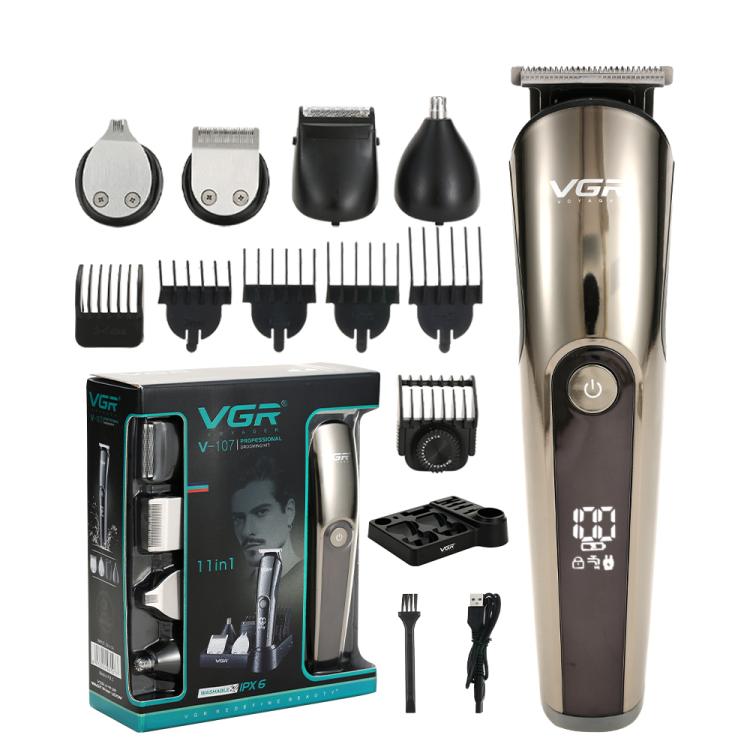 VGR-V-107-11-in-1-IPX6-Digital-Display-Electric-Hair-Clipper-KitGold-EDA007605501A