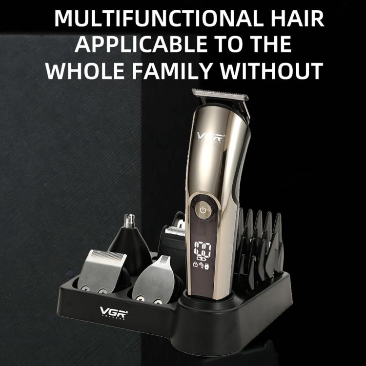 VGR-V-107-11-in-1-IPX6-Digital-Display-Electric-Hair-Clipper-KitGold-EDA007605501A