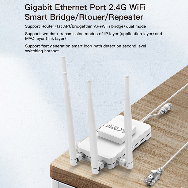 VONETS-VAR600-H-600Mbps-Wireless-Bridge-WiFi-Repeater-With-Power-Adapter-4-Antennas-DC-Adapter-Set-WR1003