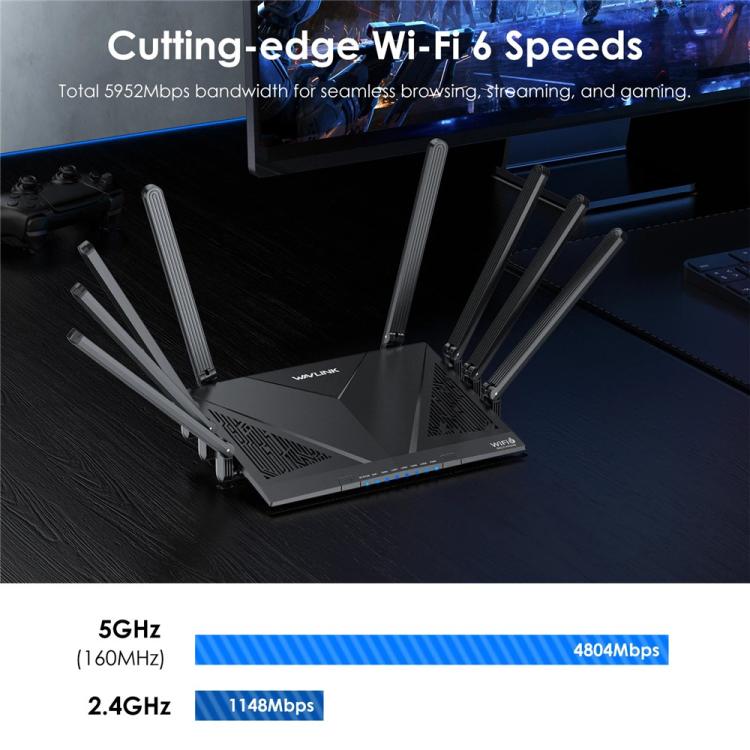 WAVLINK-WN536AX6-For-Gaming-High-Speed-Dual-Band-MESH-AP-Repeater-AX6000-WiFi-6-Router-PlugUS-Plug-SYA002981601