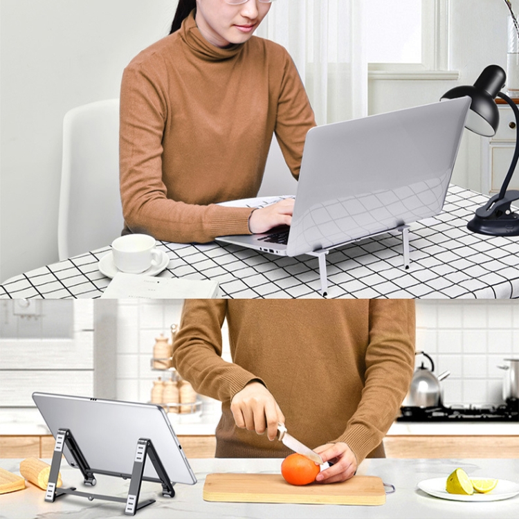 X23-3-In-1-Portable-Storage-Foldable-Aluminum-Phone-Tablet-StandSilver-TBD0603156601B