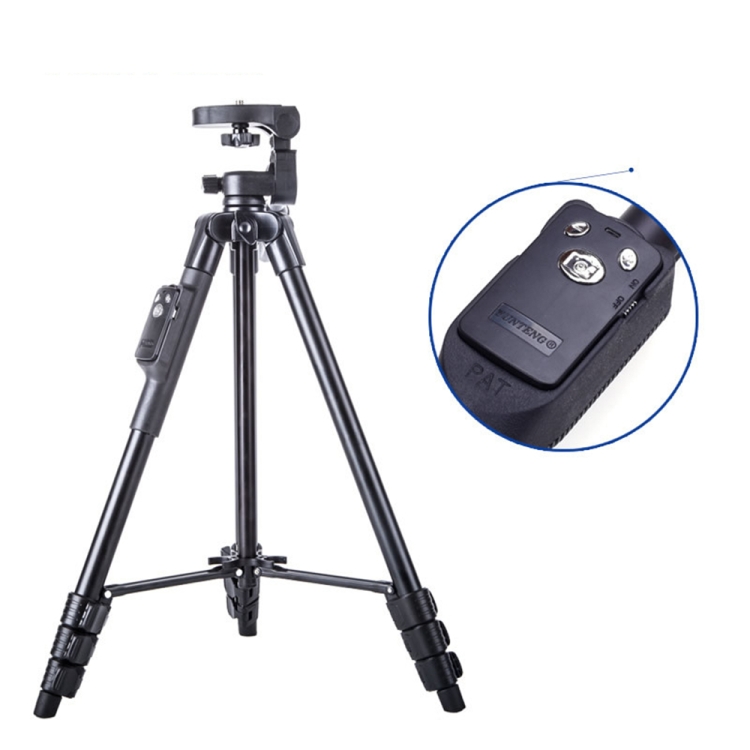 YUNTENG-VCT-5218-Aluminum-Tripod-Mount-with-Bluetooth-Remote-Control-3-Way-Head-Phone-Clamp-SYA0016817