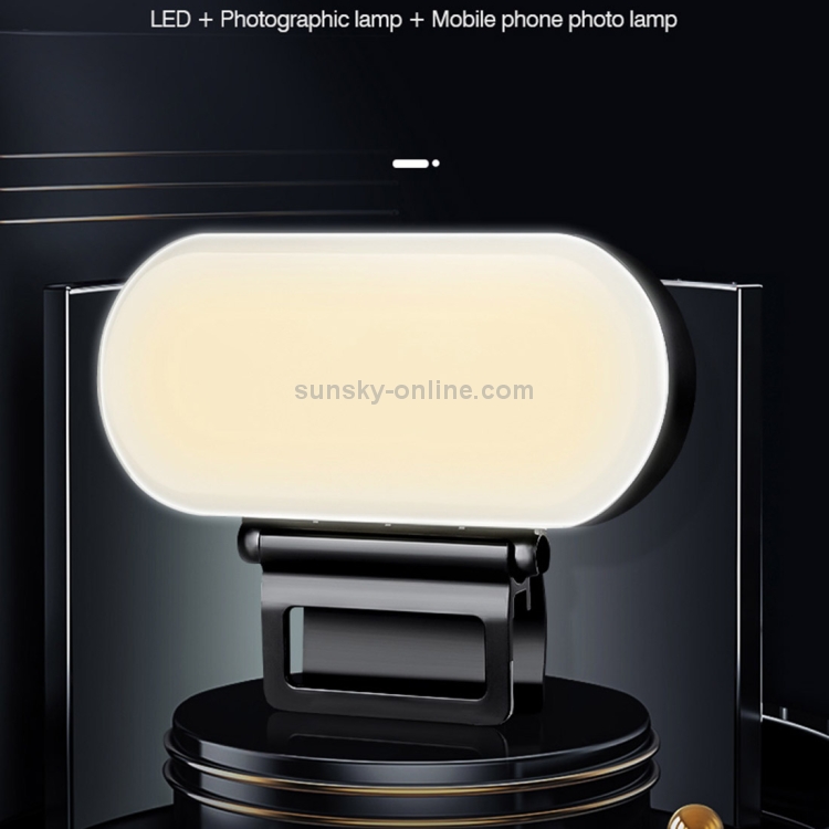 Z2-Oval-Digital-LED-Fill-Light-Pocket-Portable-Fill-Light-Handheld-Photography-Live-Broadcast-Light-Black-DCA1415B