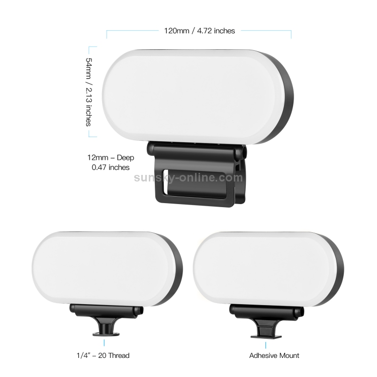 Z2-Oval-Digital-LED-Fill-Light-Pocket-Portable-Fill-Light-Handheld-Photography-Live-Broadcast-Light-Black-DCA1415B